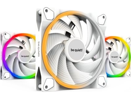 Be quiet! / ventilátor Light Wings White / 140mm / PWM / high speed / 3-pack / bílý
