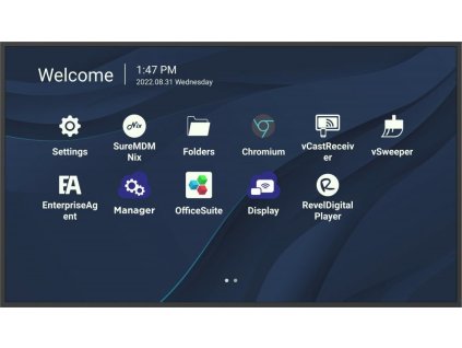 ViewSonic Flat Display CDE6530/65"/24-7 LCD/3840x2160/8ms/450cd/HDMI x 3/USB A x 2/USB-C/RJ45/RS232/repro/Android