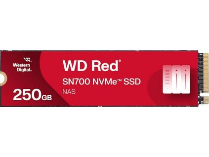 WD SSD RED SN700 250GB Powered by SANDISK / NVMe M.2 PCIe Gen3 / Interní / M.2 2280