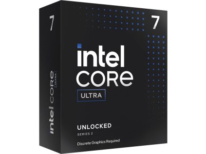 INTEL Core Ultra 7 265KF / Arrow Lake / LGA1851 / max. 5,5GHz / 8P+12E/20T / TDP 250W / bez VGA / BOX bez chladiče