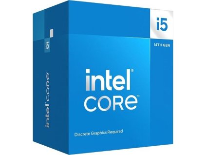 INTEL Core i5-14400F / Raptor Lake R / LGA1700 / max. 4,7GHz / 6P+4E/16T / 20MB / 65W TDP / bez VGA / BOX