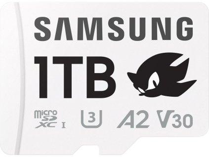 Samsung micro SDXC 1TB PRO plus Sonic + SD/micro SDXC/1TB/UHS-I U3 / Class 10/+ Adaptér/Bílá