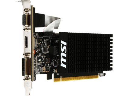 MSI GT710 2GD3H LP / PCI-E / 2GB GDDR3 / DVI-D / HDMI / VGA / low profile