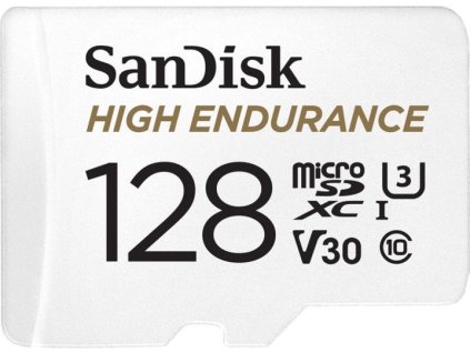 SanDisk High Endurance/micro SDXC/128GB/UHS-I U3 / Class 10/+ Adaptér