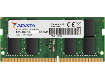 Adata/SO-DIMM DDR4/4GB/2666MHz/CL19/1x4GB