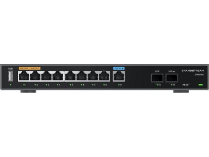 Grandstream GWN7003 VPN router 2 SFP, 9 Gb porty / 1 PoE in, 2 PoE out