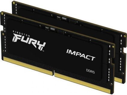 KINGSTON FURY Impact 64GB DDR5 4800MT/s / CL38 / SO-DIMM / KIT 2x 32GB