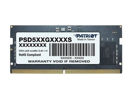 Patriot Signature Line/SO-DIMM DDR5/32GB/4800MHz/CL40/1x32GB