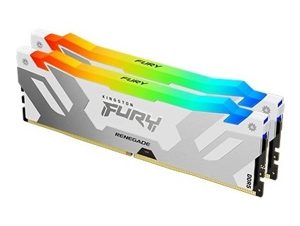 Kingston FURY Renegade/DDR5/32GB/6400MHz/CL32/2x16GB/RGB/White