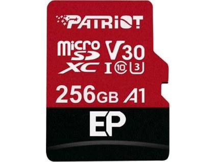 Patriot V30 A1/micro SDXC/256GB/UHS-I U3 / Class 10/+ Adaptér