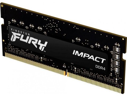 Kingston FURY Impact/SO-DIMM DDR4/16GB/3200MHz/CL20/1x16GB/Black