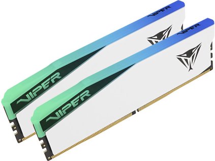 PATRIOT VIPER ELITE 5 WHITE RGB 32GB DDR5 6200MHz / DIMM / CL42 / Kit 2x 16GB