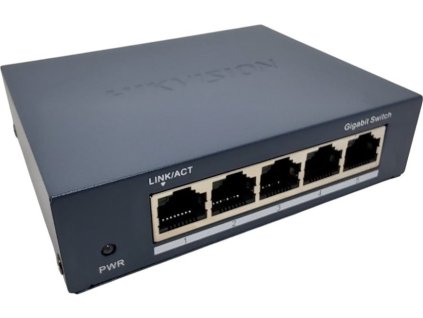 HIKVISION switch DS-3E0505-O/ 5x port/ 1000 Mbps RJ45 ports/ 1 Gbps/ Kov