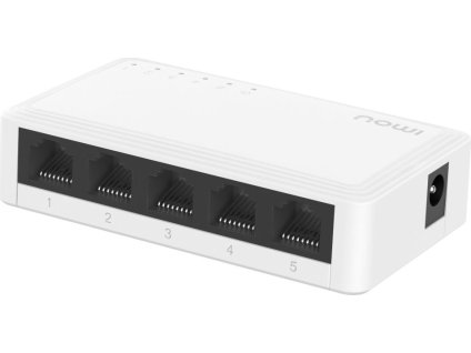 Imou by Dahua switch SG105C-V2/ 5x Gigabit port/ 10/100/1000 Mbps RJ45 ports/ 10 Gbps/ napájení DC5V1A/ bílý