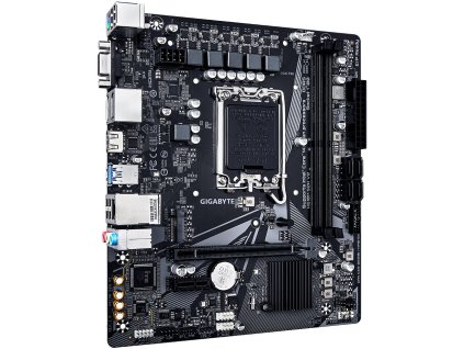 GIGABYTE H610M S2H V2 DDR5 / Intel H610 / LGA1700 / 2x DDR5 / M.2 / 2x DP / VGA / HDMI / mATX