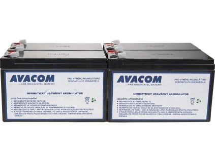 Bateriový kit AVACOM AVA-RBC23-KIT náhrada pro renovaci RBC23 (4ks baterií)