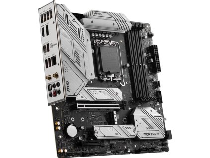 MSI MAG B760M MORTAR WIFI II / Intel B760 / LGA1700 / 4x DDR5 / 3x M.2 / HDMI / DP / USB-C / WiFi / mATX