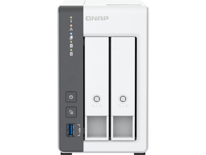 QNAP TS-216G (4core 2,0GHz + NPU, 4GB RAM, 2x SATA, 1x GbE, 1x 2,5GbE, 2x USB 2.0, 1x USB 3.2)