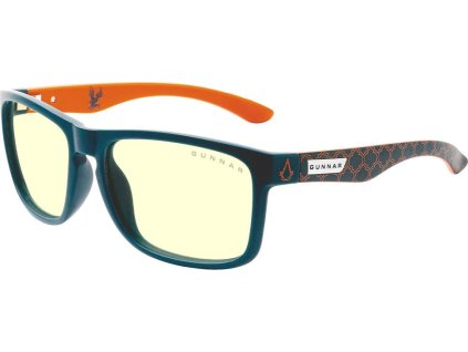 GUNNAR kancelářské/herní brýle INTERCEPT ASSASSIN’s CREED MIRAGE EDITION INDIGO * jantarová skla * BLF 65 * GUNNAR focus