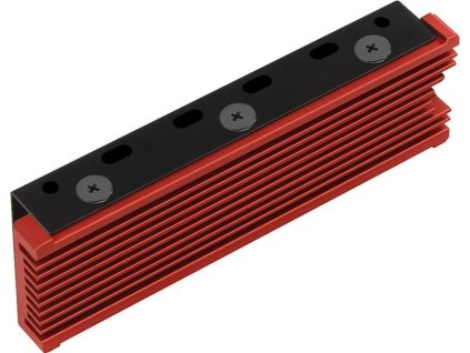 AXAGON CLR-M2, hliníkový pasivní chladič pro jedno i oboustranný M.2 SSD disk, výška 12 mm