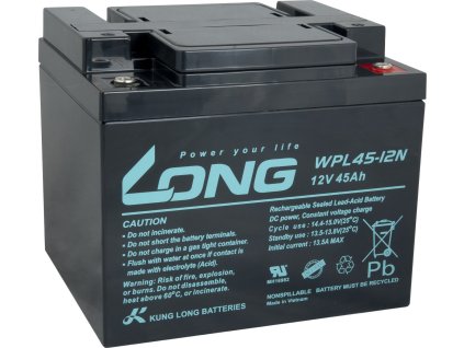 LONG baterie 12V 45Ah M6 LongLife 12 let (WPL45-12N)