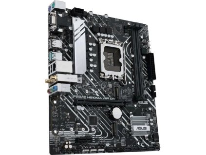 ASUS PRIME H610M-A WIFI D4 / H610 / LGA1700 / 2x DDR4 / 2x M.2 / HDMI / DP / VGA / WiFi / mATX