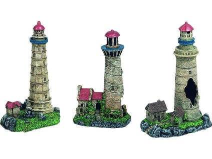 FLAMINGO akvarijní dekorace  LIGHTHOUSE WITH HOUSE