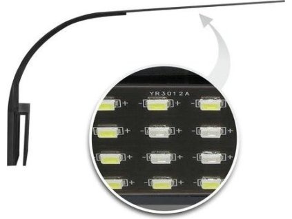 CAT-GATO Led osvetleni 24 leds, cerne