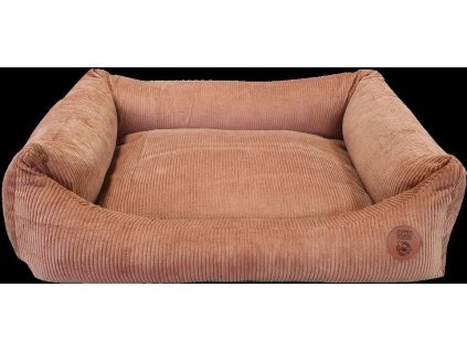 HUHUBAMBOO Pelíšek pro pejska CORD koňakový velikost M