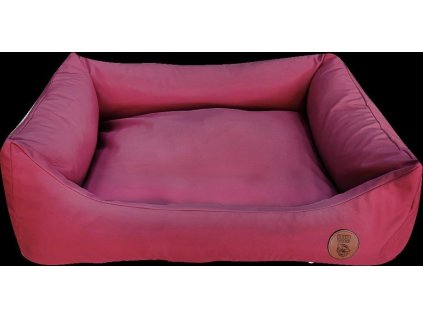 HUHUBAMBOO Pelíšek pro pejska CLASSIC, bordo velikost M