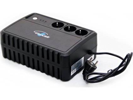 EUROCASE záložní zdroj EA200PRO+ 600VA, pure sin wave, 3x zásuvka