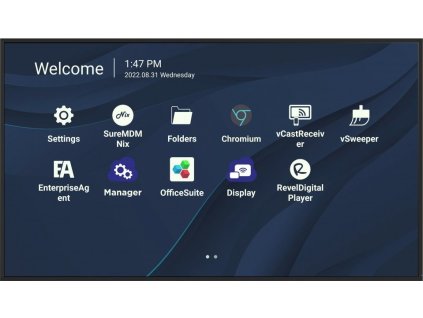 ViewSonic Flat Display CDE7530/75"/24-7 LCD/3840x2160/8ms/450cd/HDMI x 3/USB A x 2/USB-C/RJ45/RS232/repro/Android