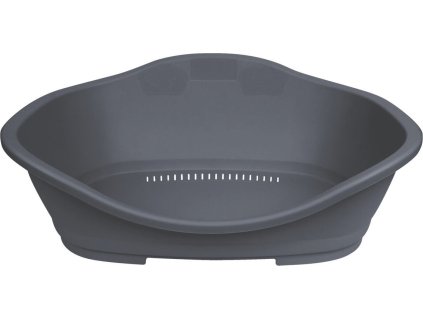 Be Eco plastový pelech Sleeper č. 2 s větráním 68 x 47 cm, tmavě šedý