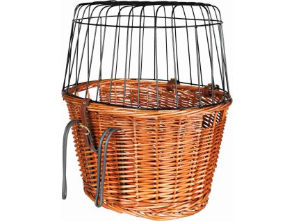 Přepravní koš na kolo s drátěnou kabinou 44x48x33cm, bez polštáře (max. 5 kg)