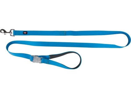 Neonové vodítko se svítící karabinou S-L 1,2-1,8m/25mm modré (RP 2,10 Kč)