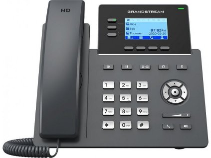 Grandstream GRP2603P/ VoIP telefon/ 2,48" podsvícený grafický display/ 6x SIP/ 2x LAN/ PoE/ GDMS