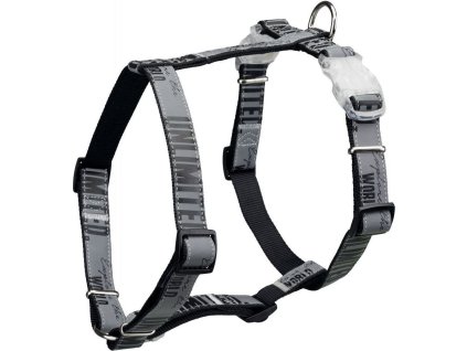 Postroj EXPLORE s blikátkem, černý/reflexní (RP 2,10 Kč)