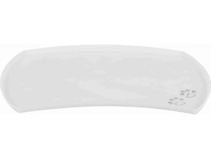 Prostírání pod misky silikonové  48 x 27 cm, transparentní