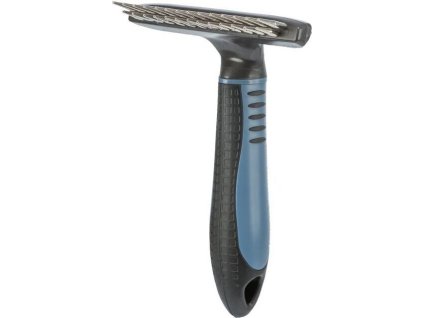 Hrablo dvojité dl.srst s antiskl.rukojetí 10x15cm,zub1,5a2cm