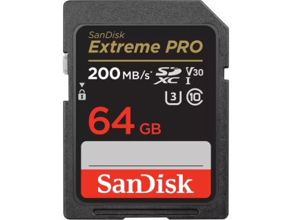 SanDisk Extreme PRO/SDXC/64GB/UHS-I U3 / Class 10
