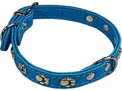 HUHUBAMBOO obojek s tlapkami 40cm, tyrkysový