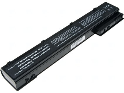 Baterie T6 Power pro HP EliteBook 8560w, 8570w, 8760w, 8770w, 5200mAh, 77Wh, 8cell