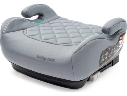 Autosedačka-podsedák BABY MIX HERO Plus ISOFIX I-SIZE grey 2025
