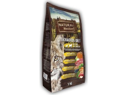 Natural Woodland Backwoods Diet Cat & Kitten /vepřové/