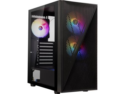 BitFenix skříň Helios / ATX / 4x120mm RGB fan / 2xUSB 3.0 / USB 2.0 / tvrzené sklo / černá