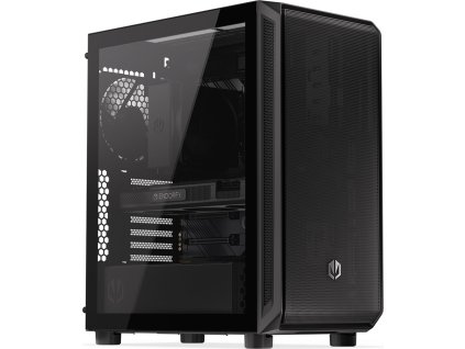 Endorfy skříň Arx 500 Core / ATX / 2 x 140mm fan (až 7 fans) / 2xUSB-A / USB-C / tvrzené sklo  / mesh panel /  černá