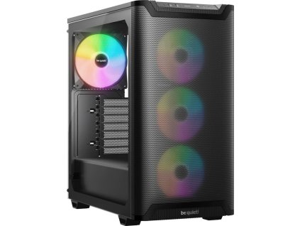 Be quiet! skříň PURE BASE 501LX / ATX / 4xARGB fan / USB-C / 2xUSB 3.2 / temperované sklo / černá