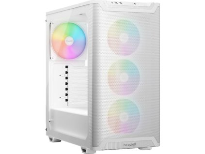 Be quiet! skříň PURE BASE 501LX / ATX / 4xARGB fan / USB-C / 2xUSB 3.2 / temperované sklo / bílá