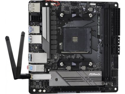 ASRock B550M-ITX/ac / AMD B550 / AM4 / 2x DDR4 DIMM / HDMI / DP / M.2 / WiFi /Mini-ITX