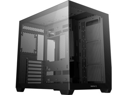 DEEPCOOL skříň CG530 / ATX / USB 3.0 / USB-C/ panoramatická / černá